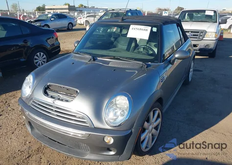 2008 Mini Cooper S z USA, uszkodzony, nr VIN WMWRH33508TU80041